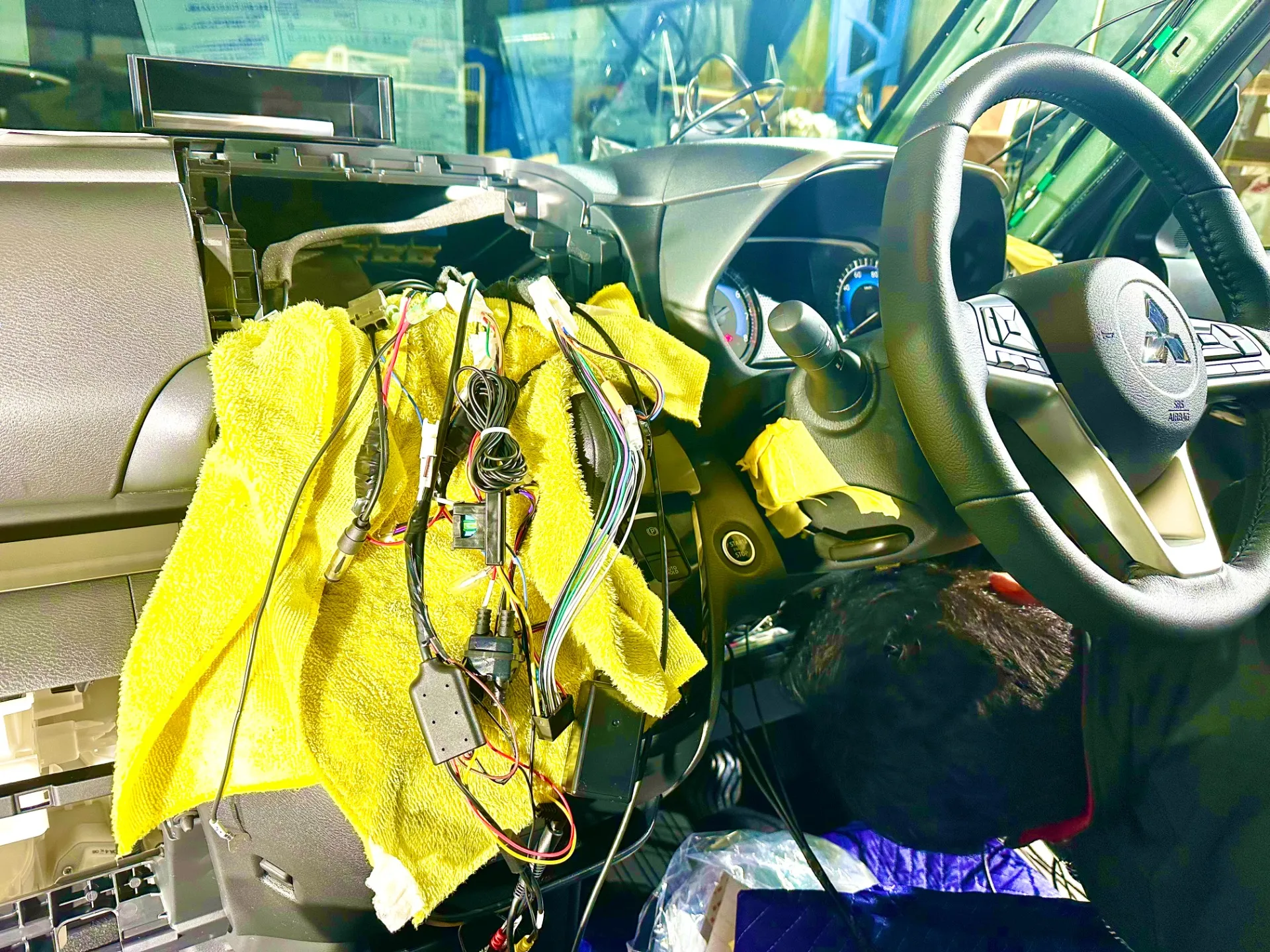 電装品取り付け