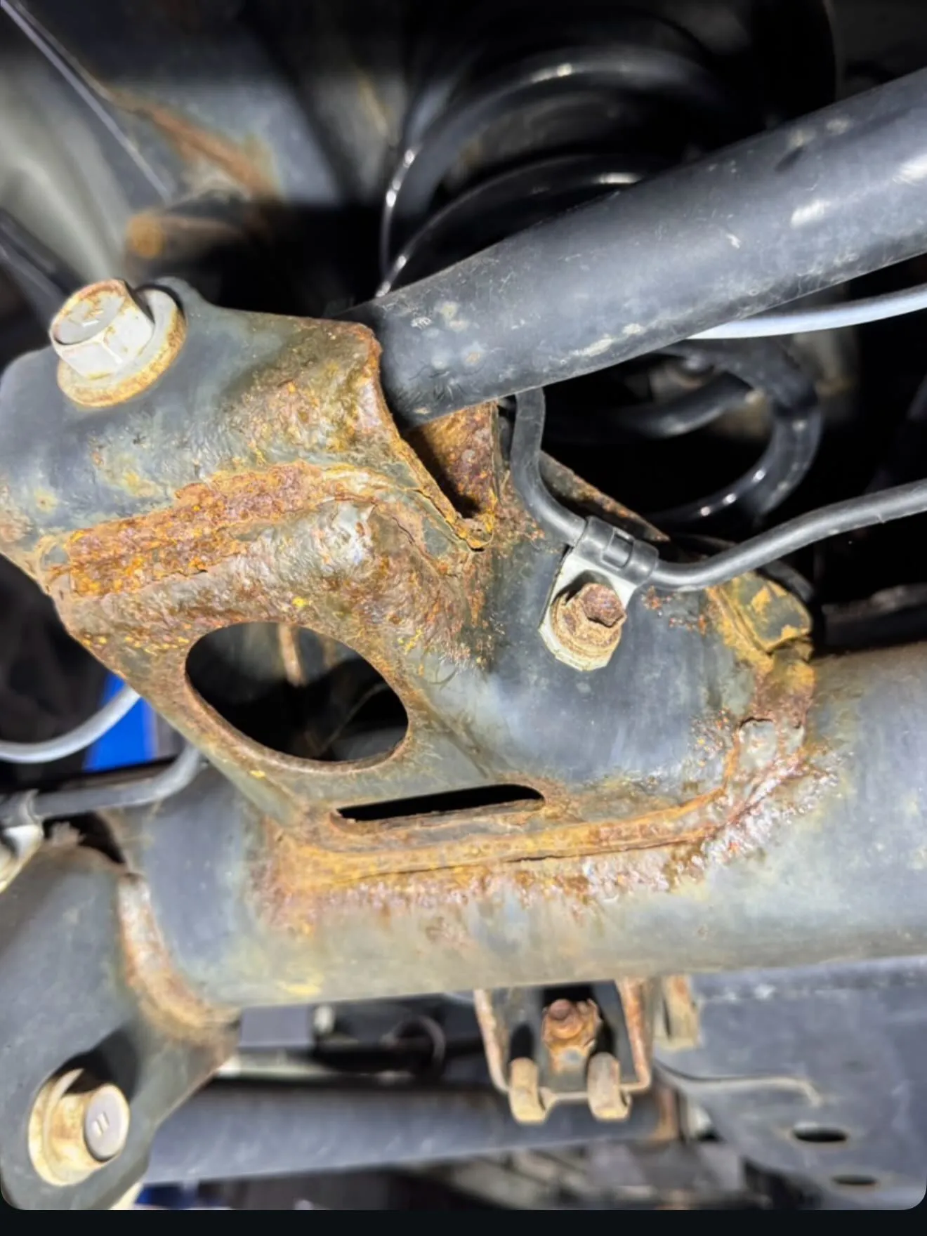 待望の下廻り防錆塗装に